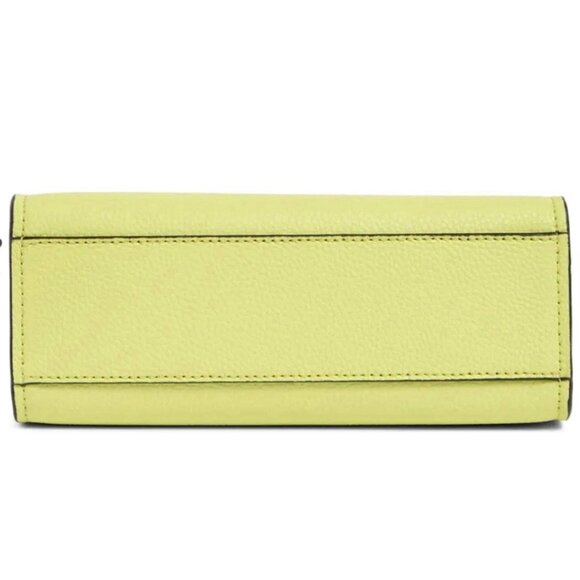 New Marc Jacobs Mini Grind Leather Tote Limoncello - Picture 5 of 6